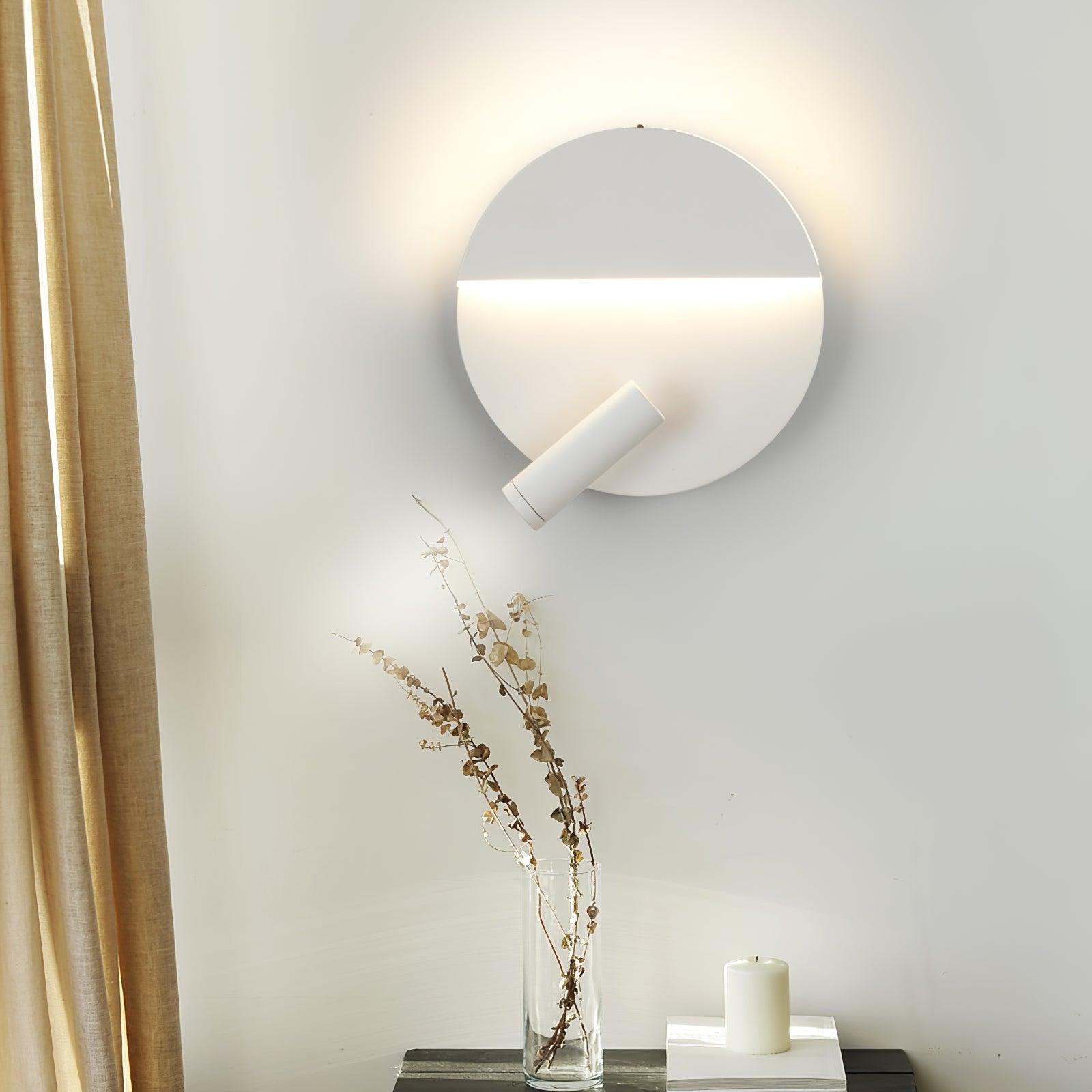 Kneeland Adjustable Rotating Wall Lamp - Modern LED Sconce for Bedroom, Living Room, Hallway Lighting - Perfect for Reading, Accent, and Ambient Lighting