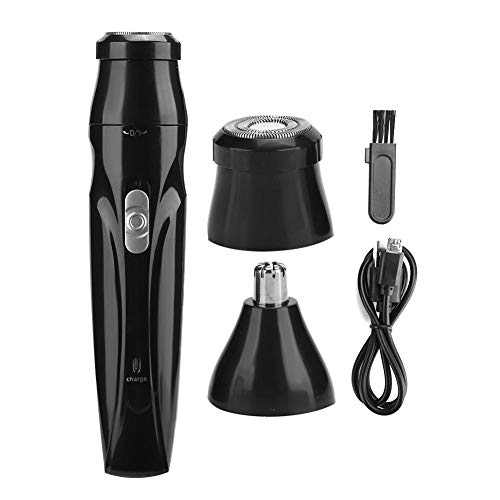 3-in-1 Multi-Functional Hair Clipper Kit - Electric Hair Trimmer for Men, Nose & Ear Hair Trimmer, Portable Beard Shaver - Perfect for Home, Travel & Grooming (Black)