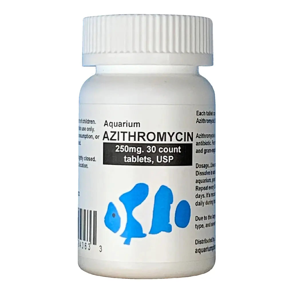 Aqua Zithro Azithromycin 250 mg Tablets - 30 Count Pack | Antibiotic Treatment for Bacterial Infections | Perfect for Travel, Respiratory & Skin Infections