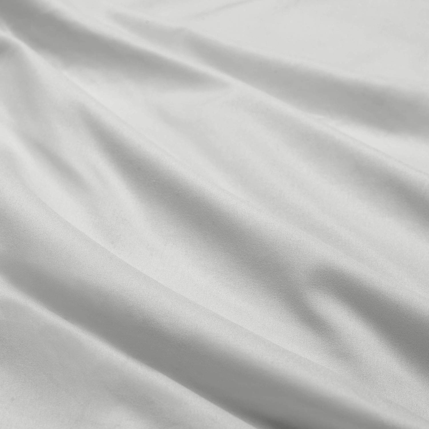 Premium 300 GSM Organic Cotton Bedding Set - 2 Piece Duvet Cover & Comforter (Silver Grey, Twin) | 500 Thread Count for Ultimate Comfort | Perfect for Guest Rooms, Dorms & Cozy Bedrooms