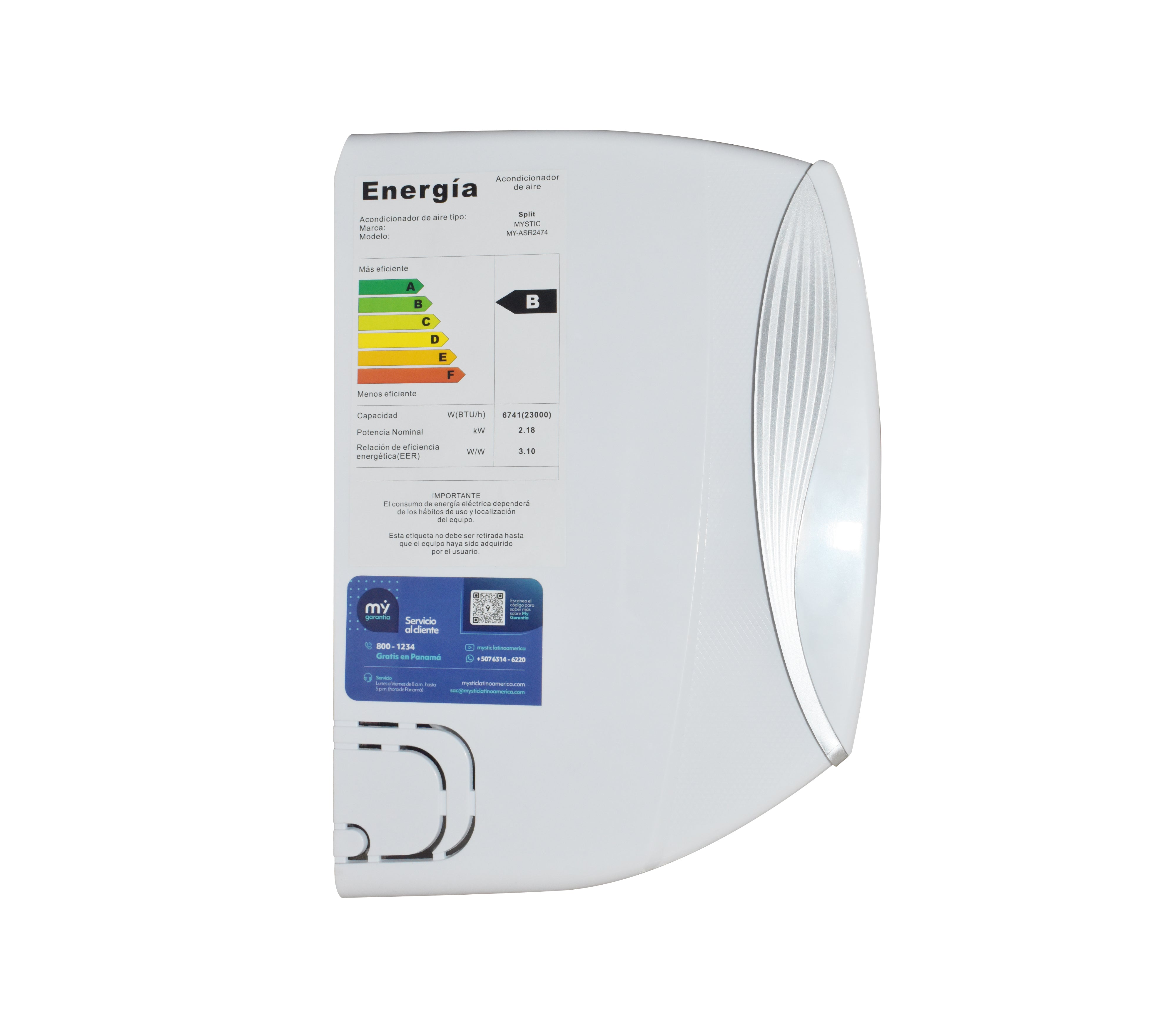 12000 BTU Split Air Conditioner - ASR1274 Mystic - Energy Efficient Cooling for Home & Office | Perfect for Bedrooms, Living Rooms & Small Spaces