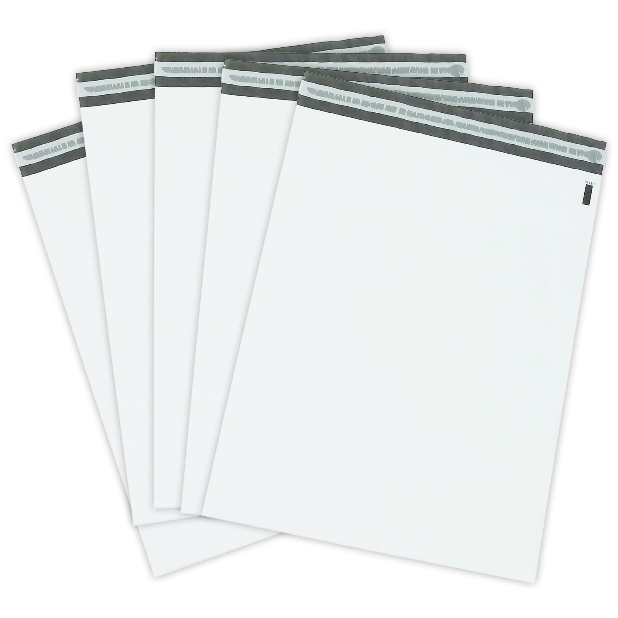 AVIDITI 100-Pack White Self-Sealing Poly Mailer Bags 14.5x19 Inches | Waterproof Shipping Envelopes for Clothes, Ecommerce, Small Business | Perfect for Online Stores, Amazon FBA & USPS Shipping