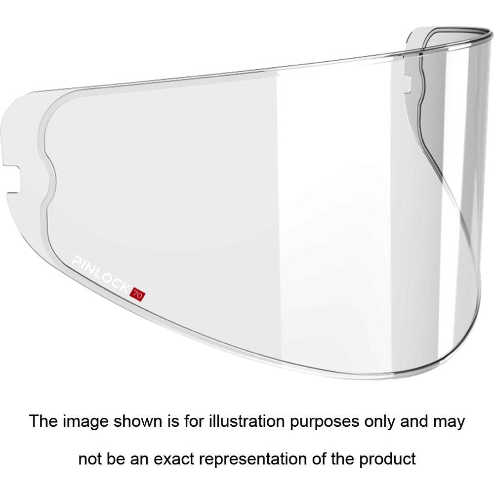 AGV SP1 K6 Max Vision Pinlock 120 Lens Light Tint Motorcycle Helmet Visor - Anti-Fog & UV Protection for Street & Racing Bikes