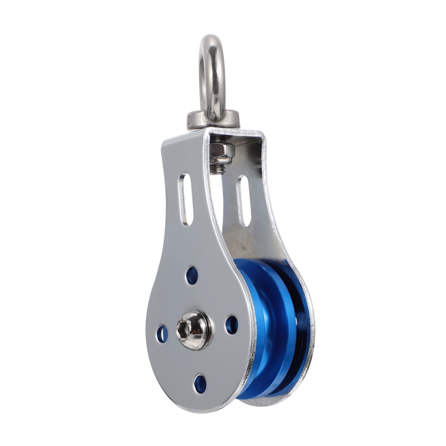 Kisangel 3-Piece Pulley System for Tricep Rope Attachment - Heavy Duty Fitness Cable Machine Accessories for Home Gym & Cross Training Workouts - Perfect for Strength Training, Muscle Building & Body Toning