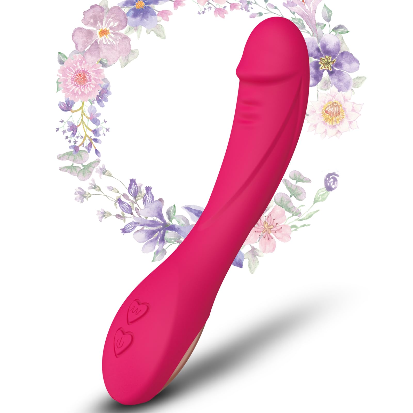 aROTaO Rose Clitoral Vibrator - 12 Silent Modes, Rechargeable Waterproof G-Spot Massager for Women, Couples Remote Control Sex Toy - Perfect for Solo Play & Romantic Nights