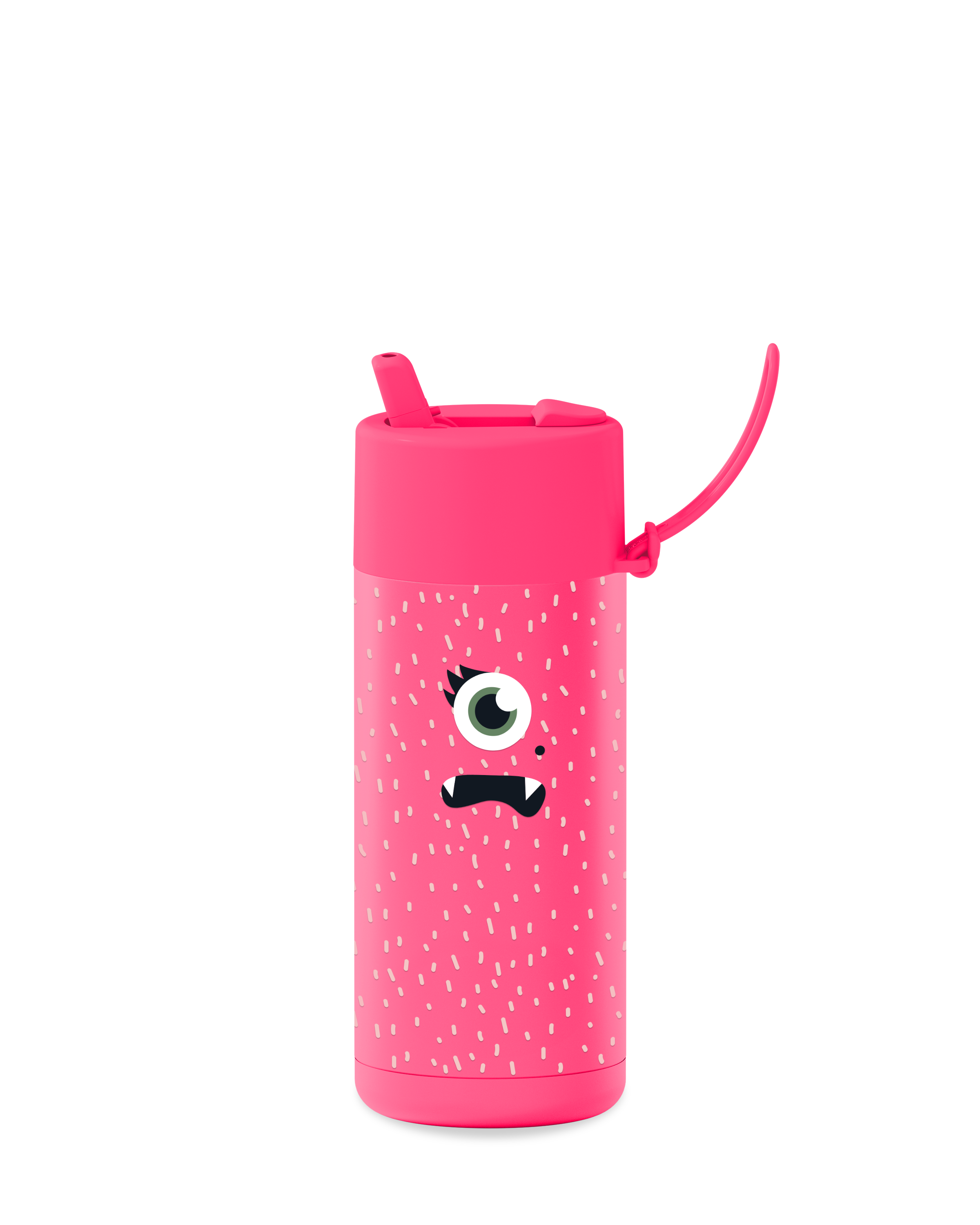 Franksters 16oz Ceramic Reusable Water Bottle - 475ml Leak-Proof Insulated Travel Mug for Coffee & Tea - Eco-Friendly BPA-Free Drinkware for Office, Gym & Outdoor Activities