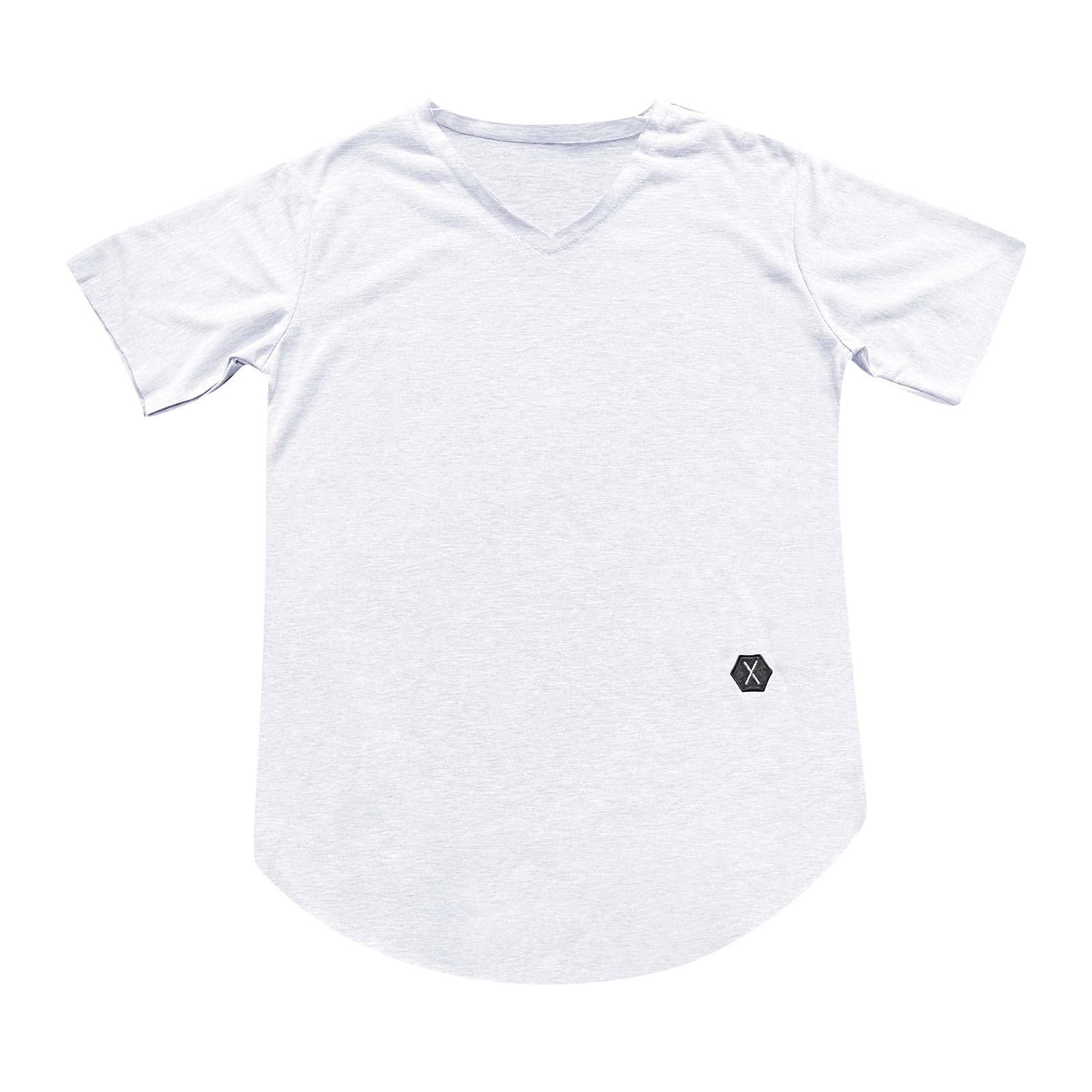 GOKKILRW Men's Slim Fit V-Neck Workout T-Shirt - Athletic Gym Bodybuilding Tee for Fitness & Sports | Casual Muscle Shirt for Training, Running & Everyday Wear