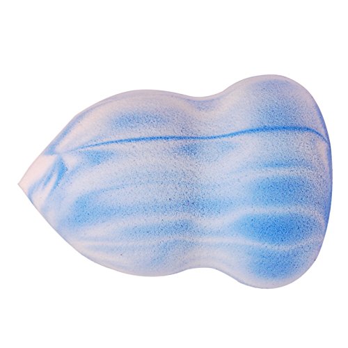 Jenna Cosmetics Professional Beauty Blender Sponge - Soft Makeup Blending Sponge for Foundation & Concealer, Blue Fusion Gourd Shape - Perfect for Flawless Makeup Application at Home or On-The-Go