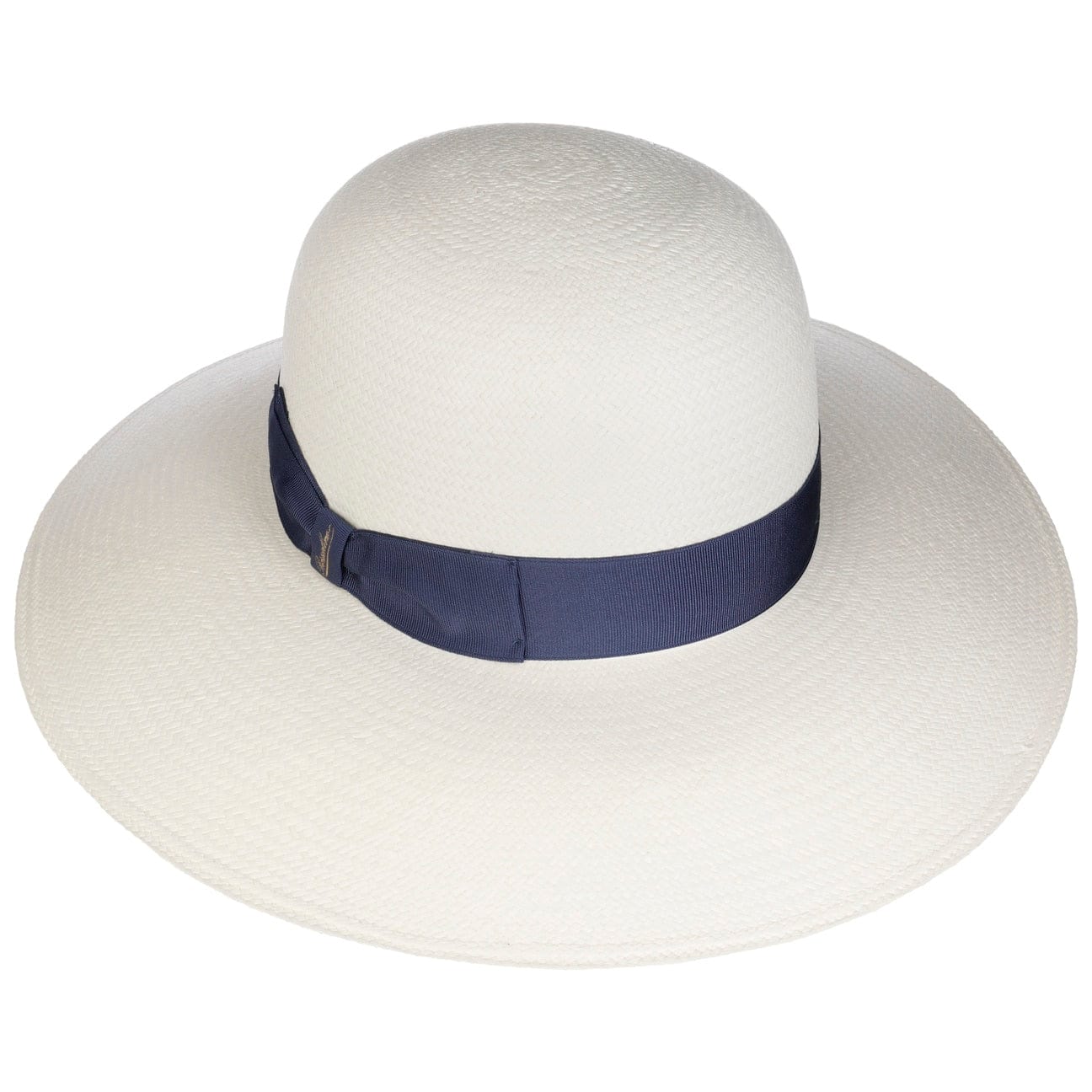 Borsalino Round Crown Panama Hat for Men & Women - Lightweight & Breathable Summer Sun Hat for Beach, Travel, and Outdoor Activities