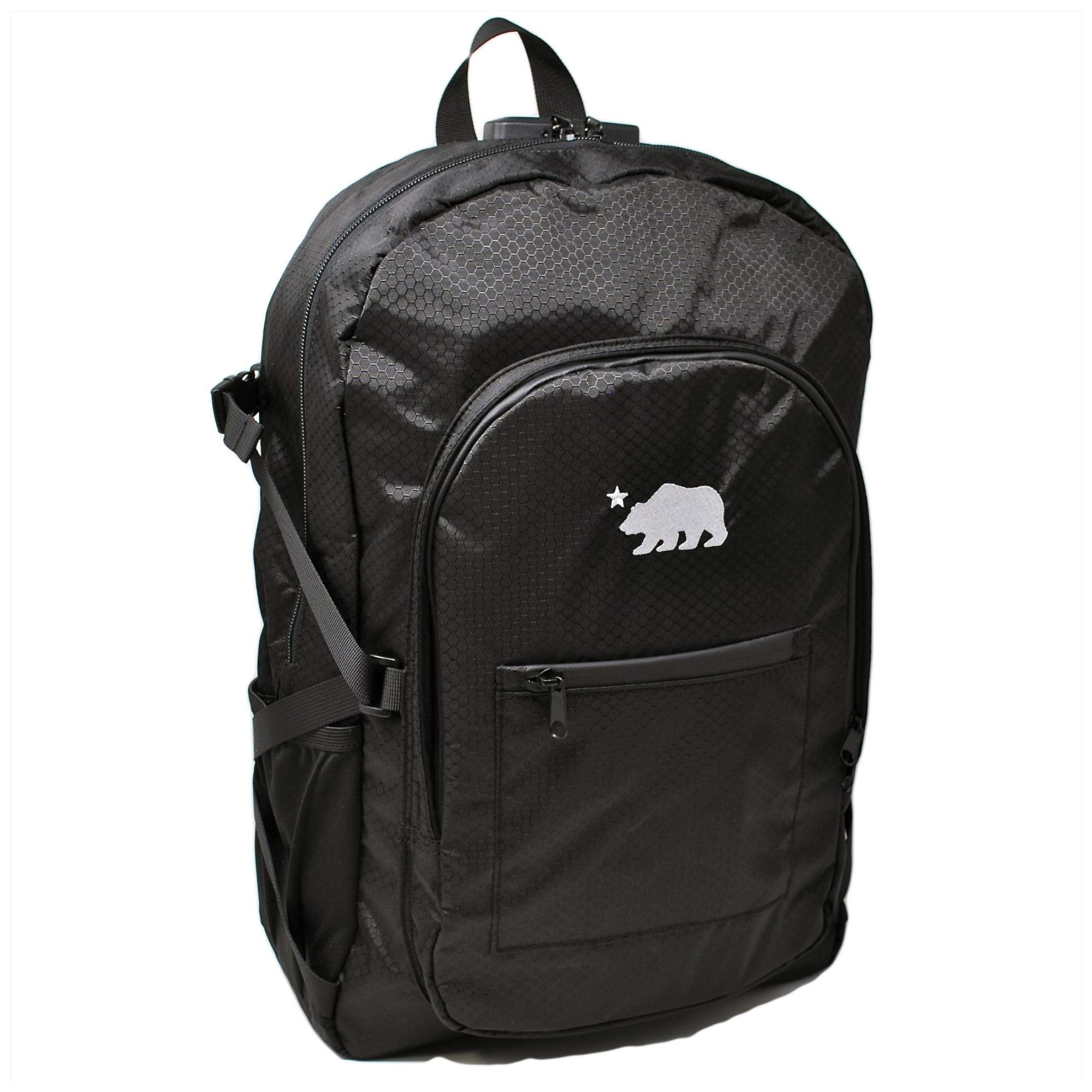 Cali Crusher 100% Smell Proof Backpack with Combination Lock - Odor Resistant Storage for Travel, Hiking & Outdoor Adventures