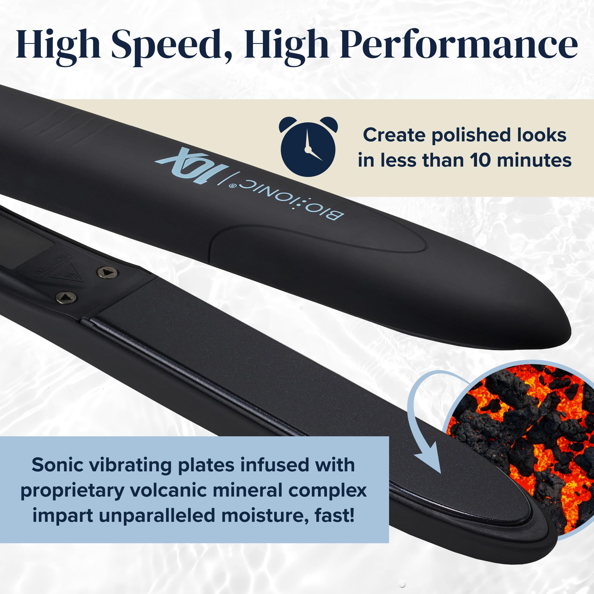 Bio Ionic 10X Professional Hair Straightener & Curler - 1