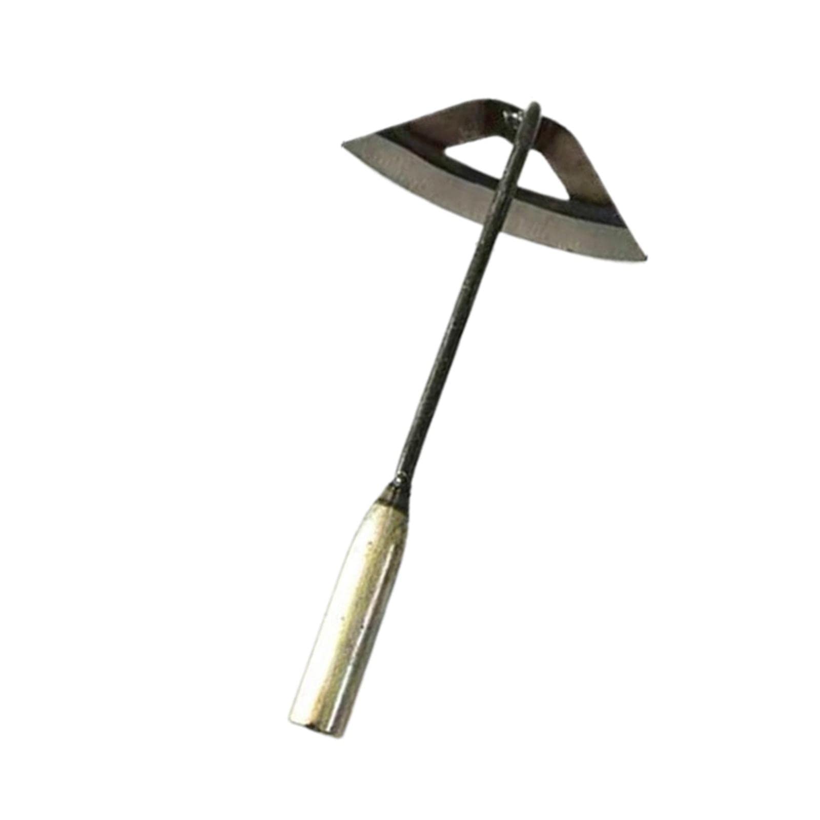 **B Baosity Heavy Duty Garden Hoe for Weeding & Loosening Soil - Durable Gardening Hand Tool with Ergonomic Handle for Backyard, Landscaping & Vegetable Gardens - Perfect for Weeding, Cultivating & Soil Preparation**