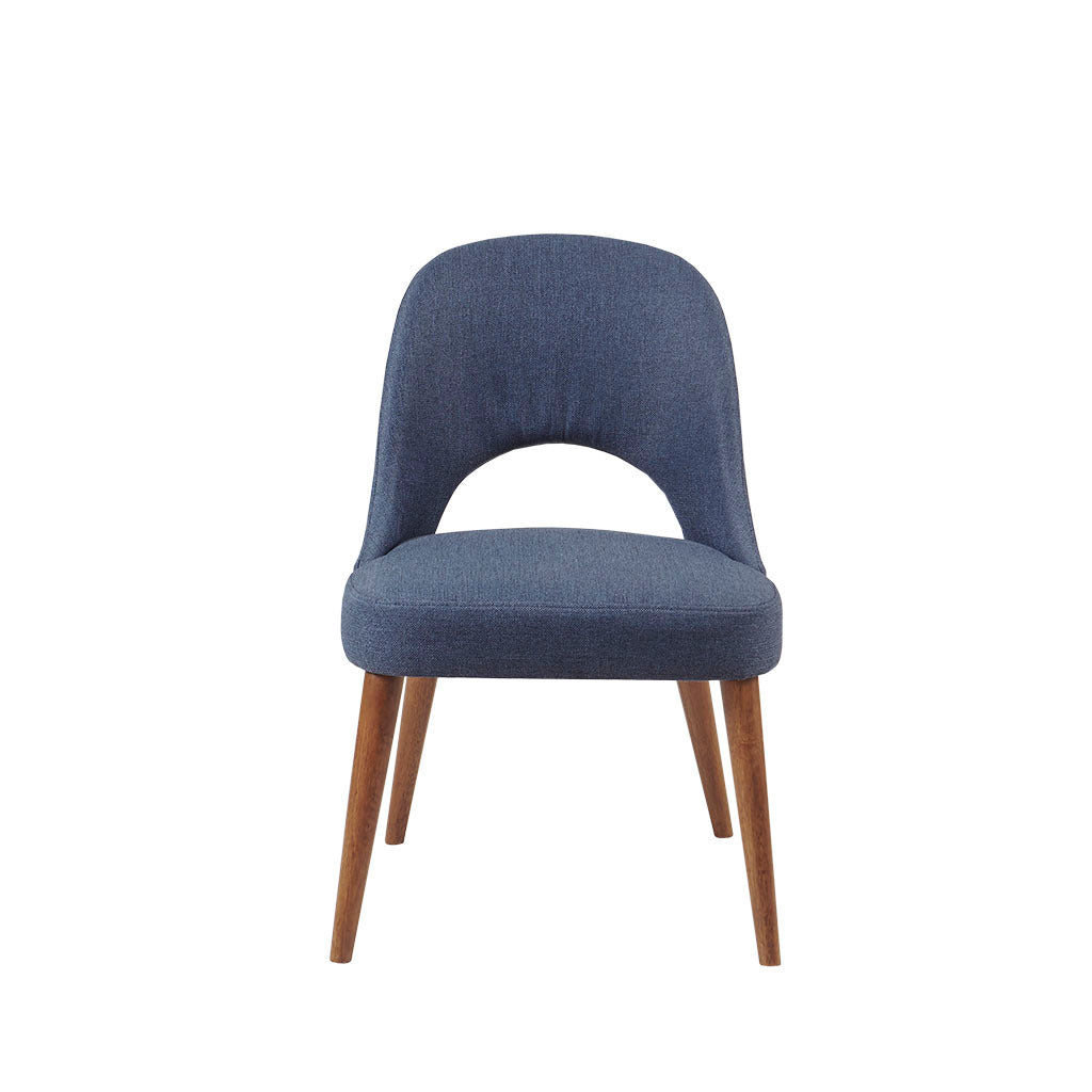 Modern Dining Side Chairs Set of 2 - Sturdy Wooden Kitchen Chairs with Padded Seat - Perfect for Dining Room, Breakfast Nook, Small Spaces & Home Office