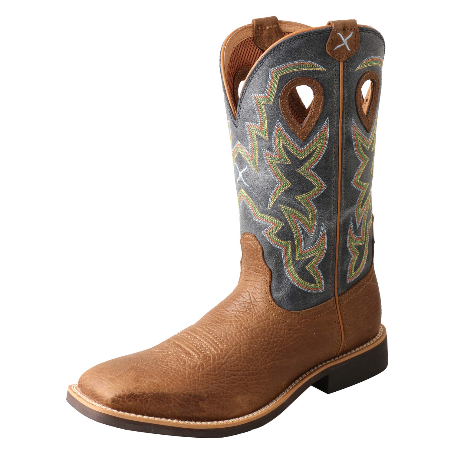 Twisted X Men's Top Hand Boot - Comfortable Western Cowboy Boots for Men - Durable Leather Work Boots for Riding, Hiking & Outdoor Adventures