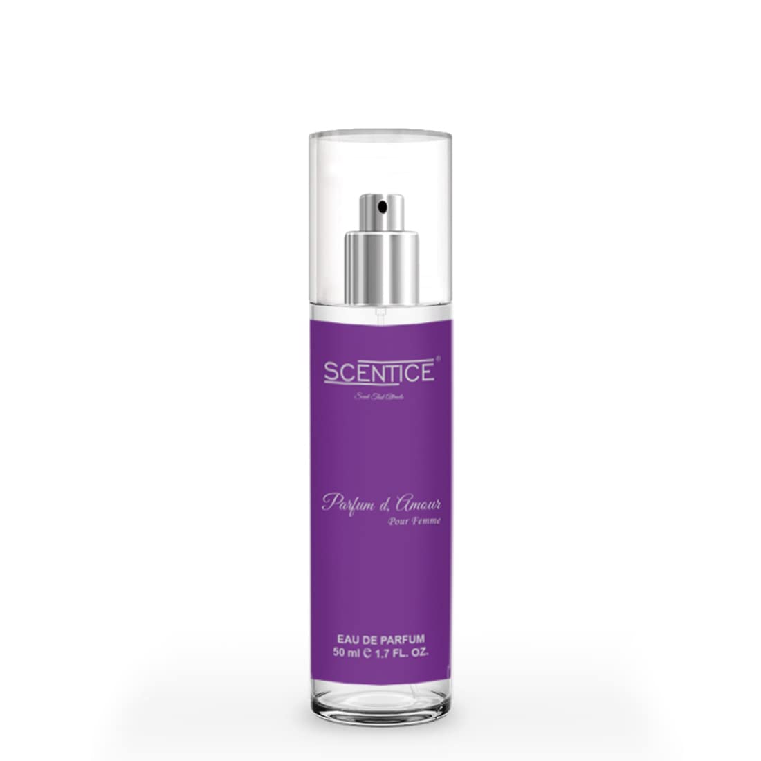 Scentice Parfum d'Amour Eau De Parfum - Long Lasting Premium Women's Perfume | Travel Size 50ml | Perfect for Date Nights, Office & Special Occasions