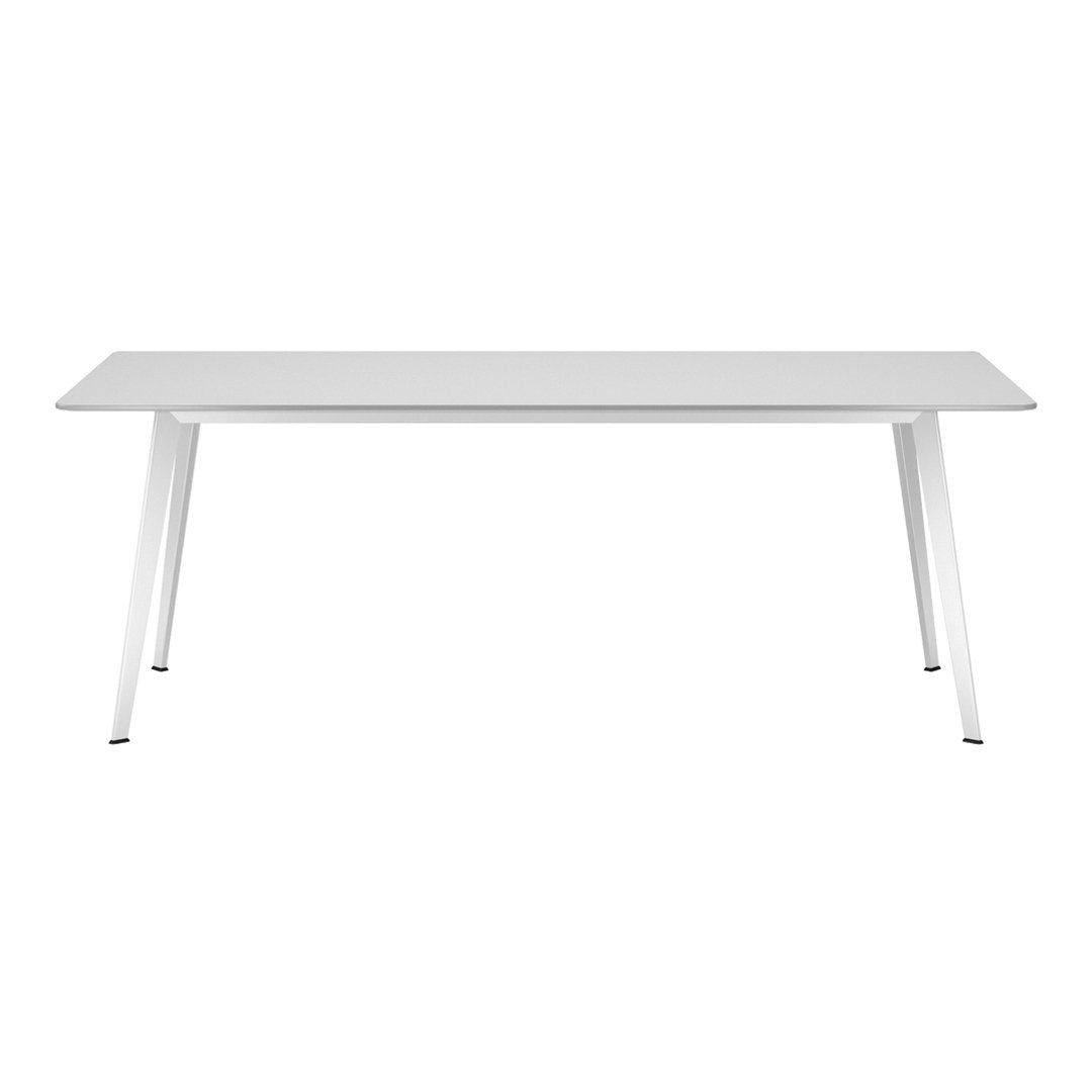 Modern Rectangular JW Dining Table - Solid Wood Kitchen Table for 6-8 People - Perfect for Family Dinners & Entertaining Guests