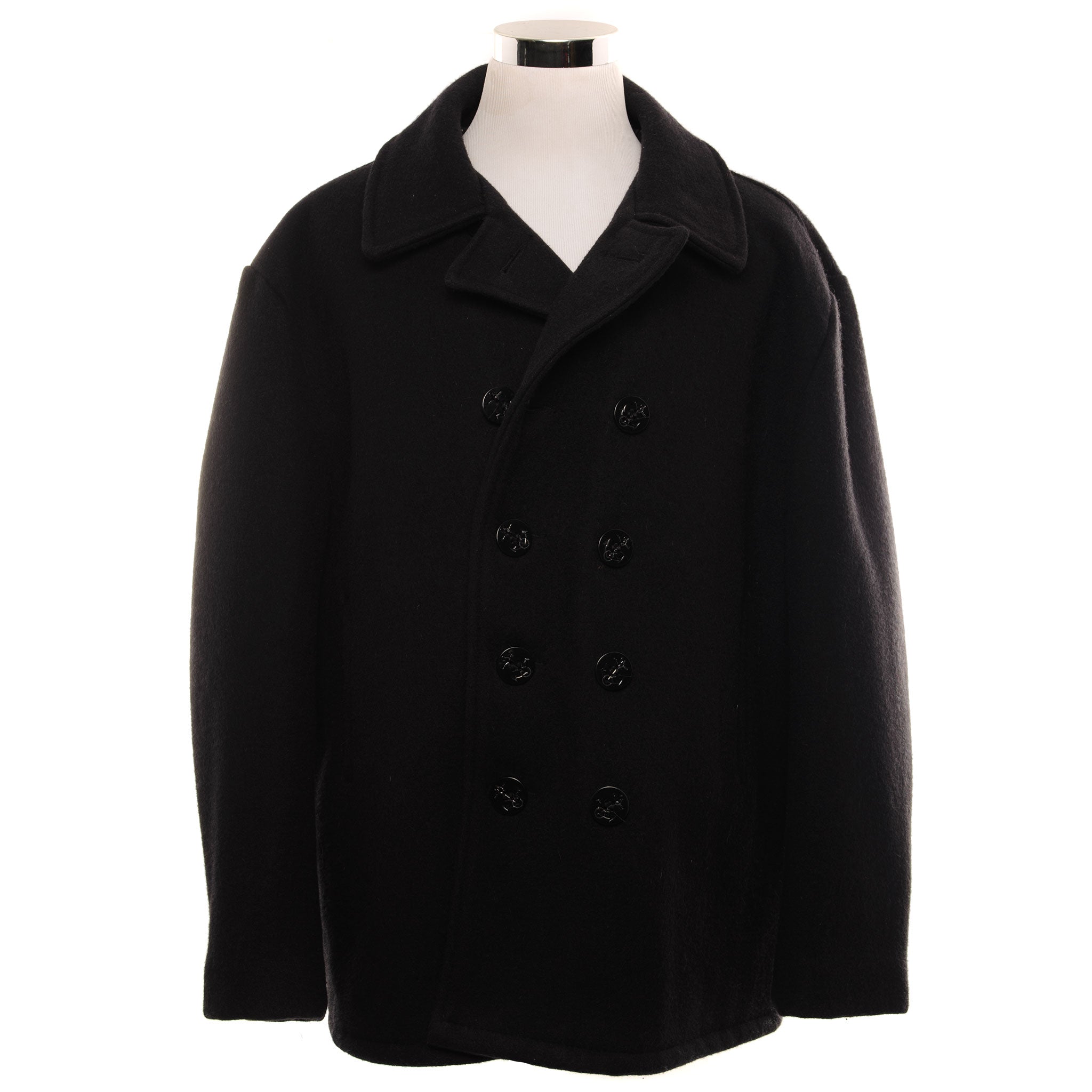 Vintage US Navy Peacoat Size 54 - Classic Wool Military Coat for Men - Perfect for Winter, Outdoor Activities & Navy Style Fashion