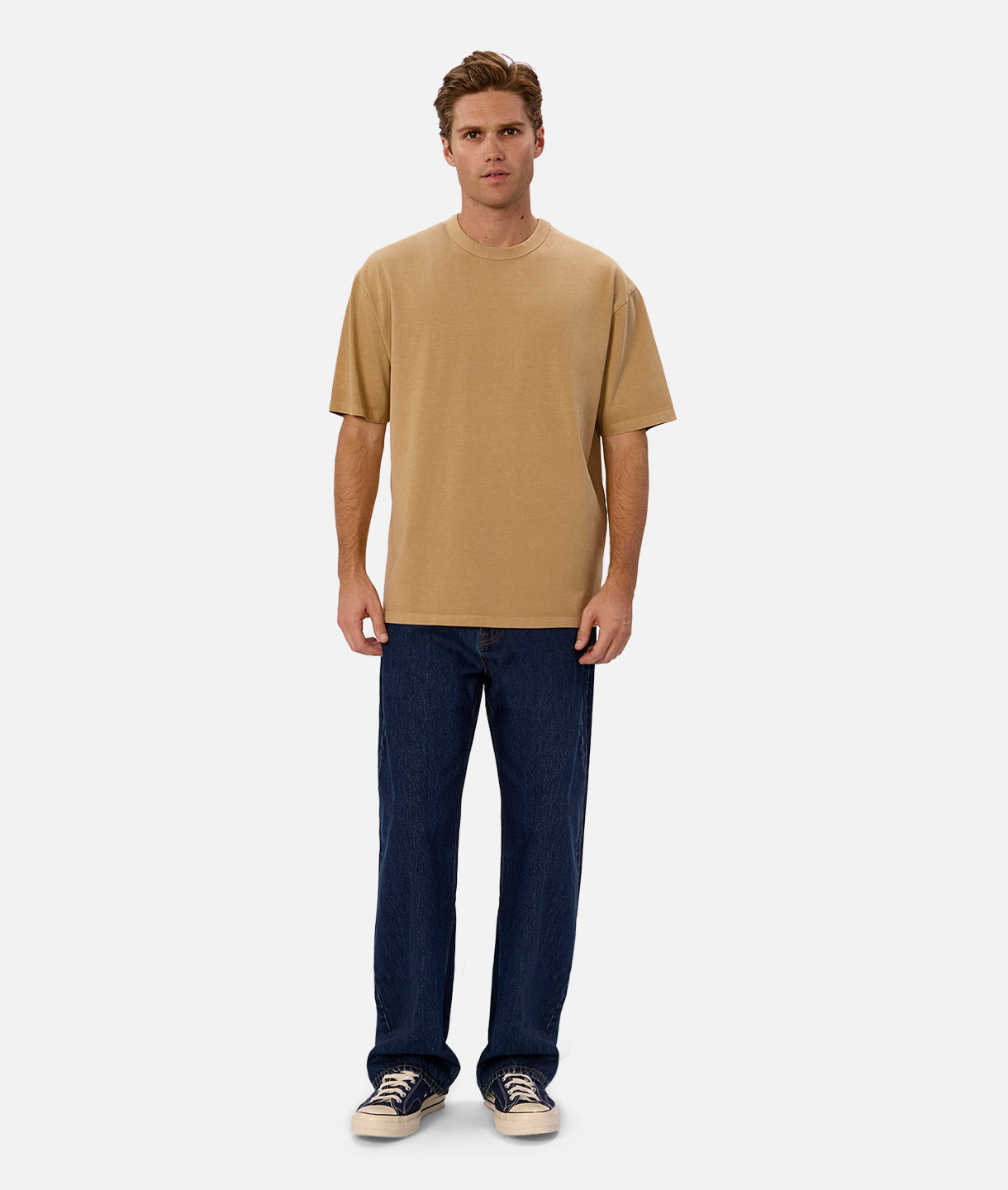 Del Sur Tee - Soft & Stylish Men's T-Shirt in Curry Color | Comfortable Casual Wear for Everyday Outfits & Street Style