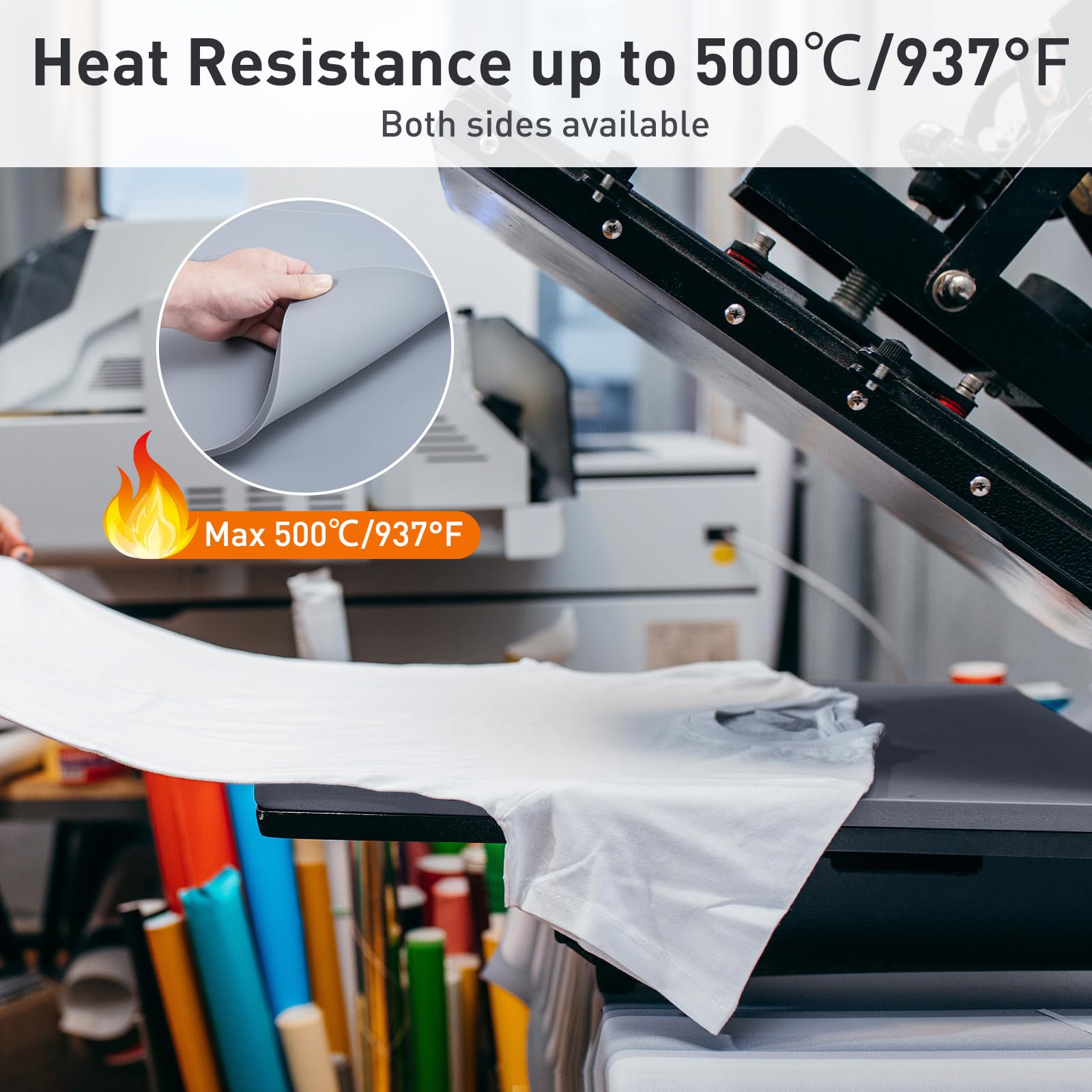 Cybrixus 16x20 Inch Heat Press Mat - 0.34