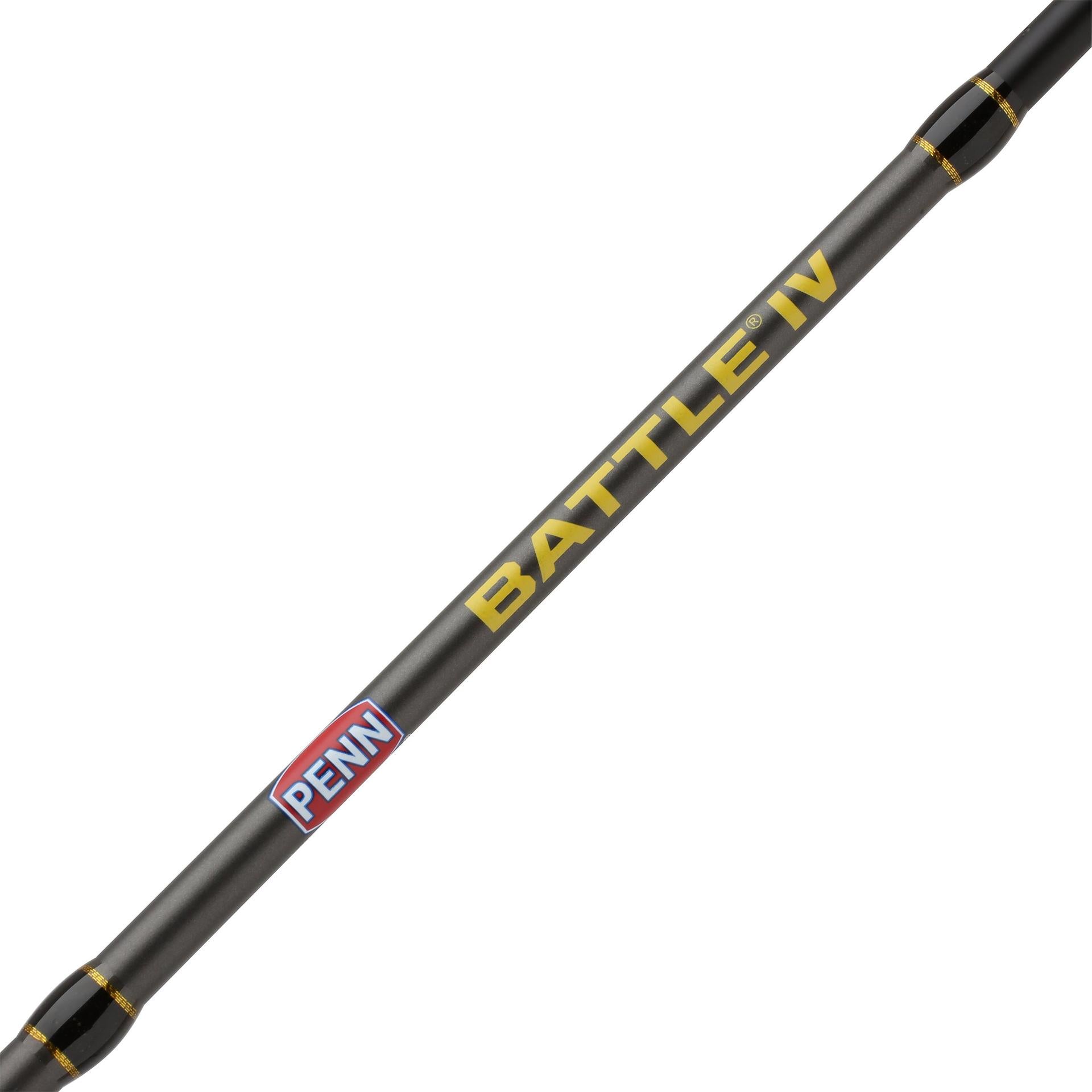 Battle IV Spinning Rod and Reel Combo - Premium Fishing Gear for Freshwater & Saltwater Anglers - Perfect for Bass, Trout, and Walleye Fishing