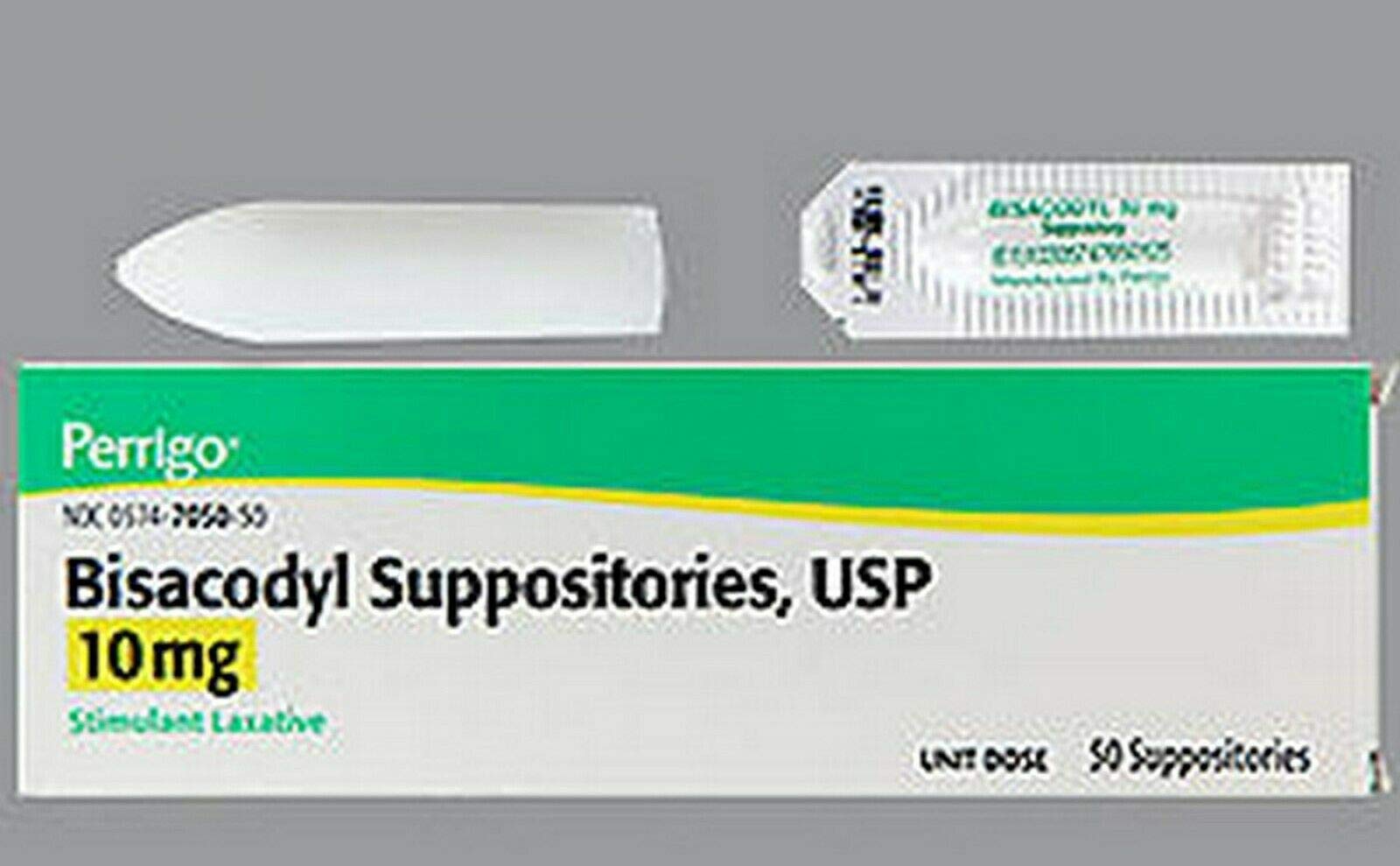 Generic Dulcolax 10mg Suppositories (50 Count) - Fast-Acting Constipation Relief for Adults - Travel & Post-Surgery Comfort