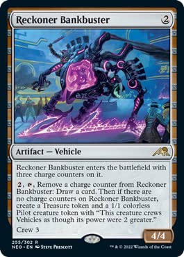 Magic: The Gathering Reckoner Bankbuster (255) Foil Card - Kamigawa: Neon Dynasty - Collectible Trading Card Game for MTG Players & Deck Builders - Perfect for Tournaments & Casual Play