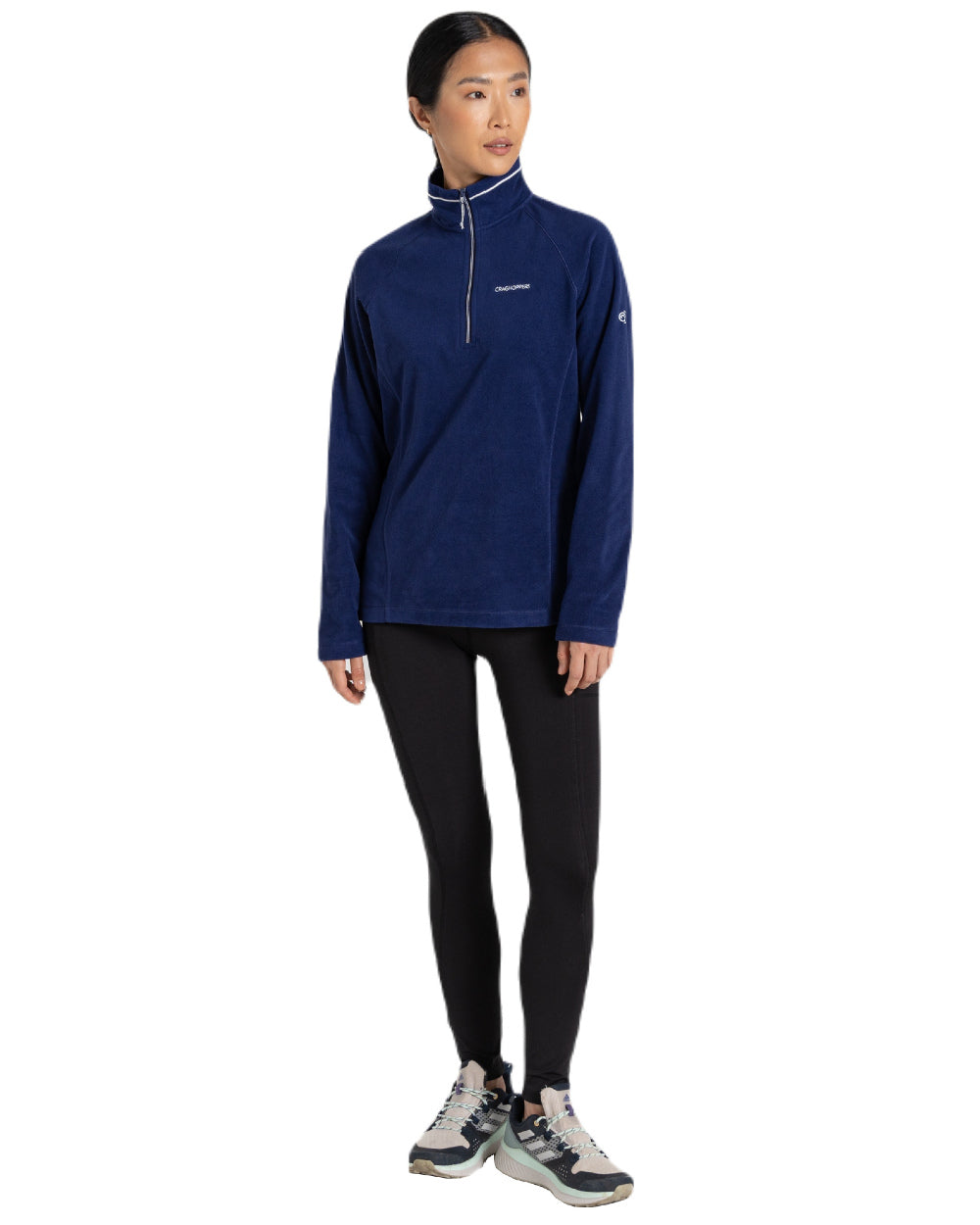 Craghoppers Women's Miska Half Zip Fleece Jacket - Warm & Comfortable Outdoor Pullover for Hiking, Camping & Casual Wear