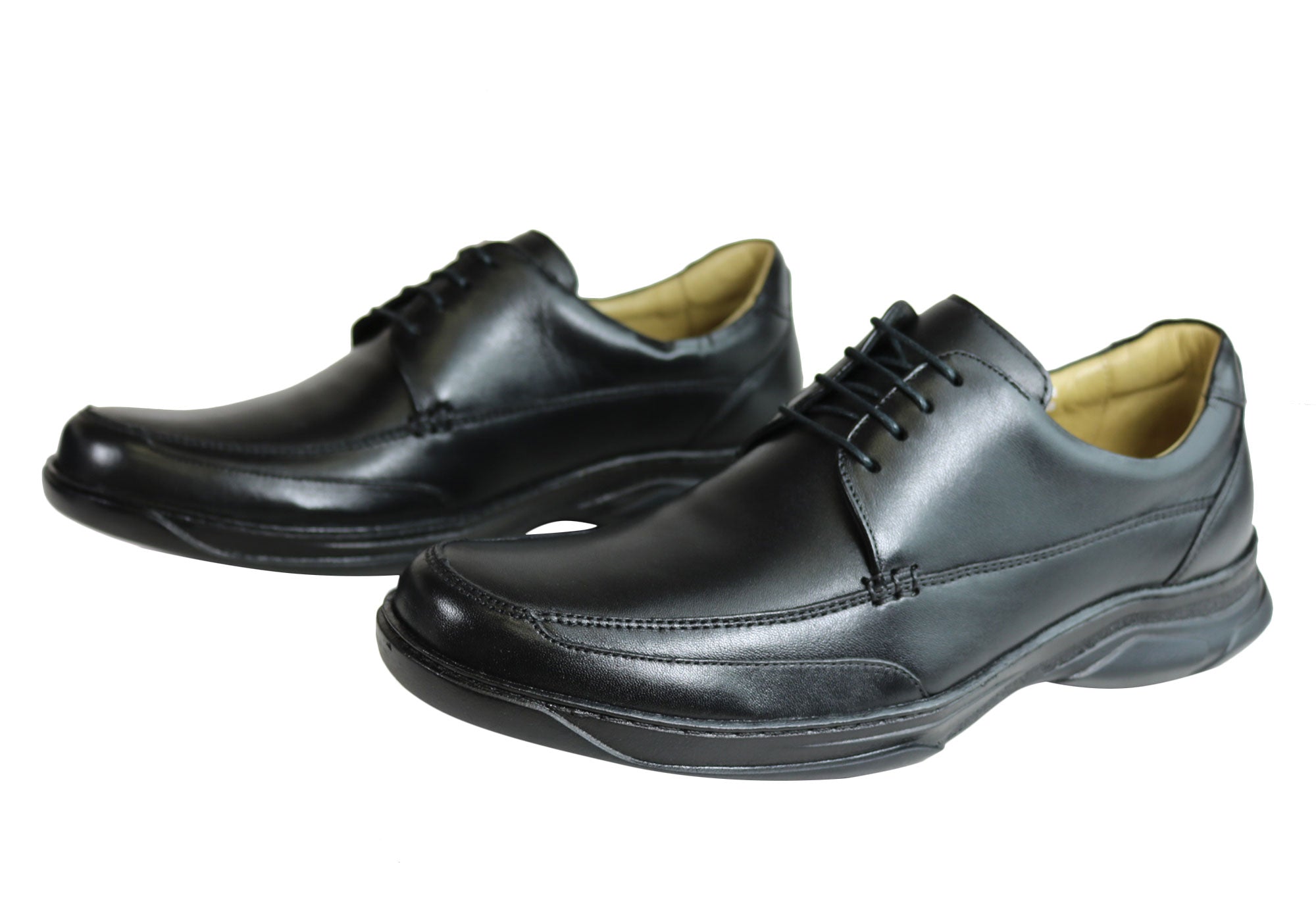 Savelli Angus Men's Comfortable Leather Lace-Up Dress Shoes - Handcrafted in Brazil - Perfect for Business, Office & Formal Occasions