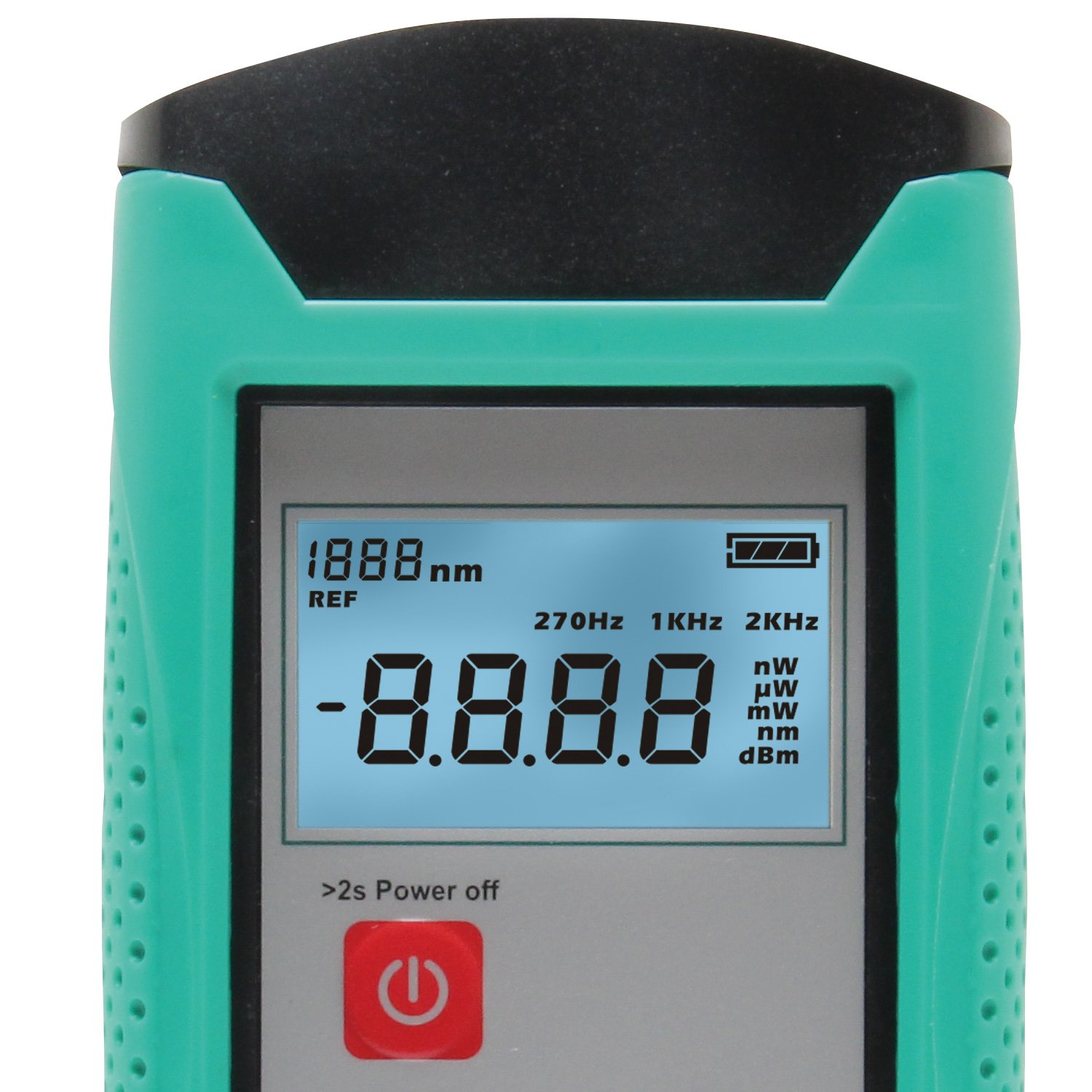 Pro'sKit MT-7601 Fiber Optic Power Meter - Digital Optical Light Meter for Telecom & Network Testing - Perfect for Fiber Optic Cable Installation & Maintenance