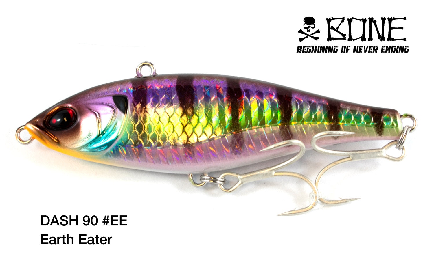 Bone Dash 90S Fishing Lure - Premium Bass Bait for Freshwater & Saltwater - Perfect for Casting, Trolling, and Jigging