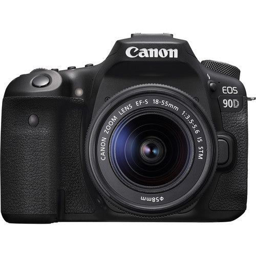 Canon EOS 90D DSLR Camera with 18-55mm Lens Kit - Professional Photography for Travel, Vlogging & Portrait Shooting