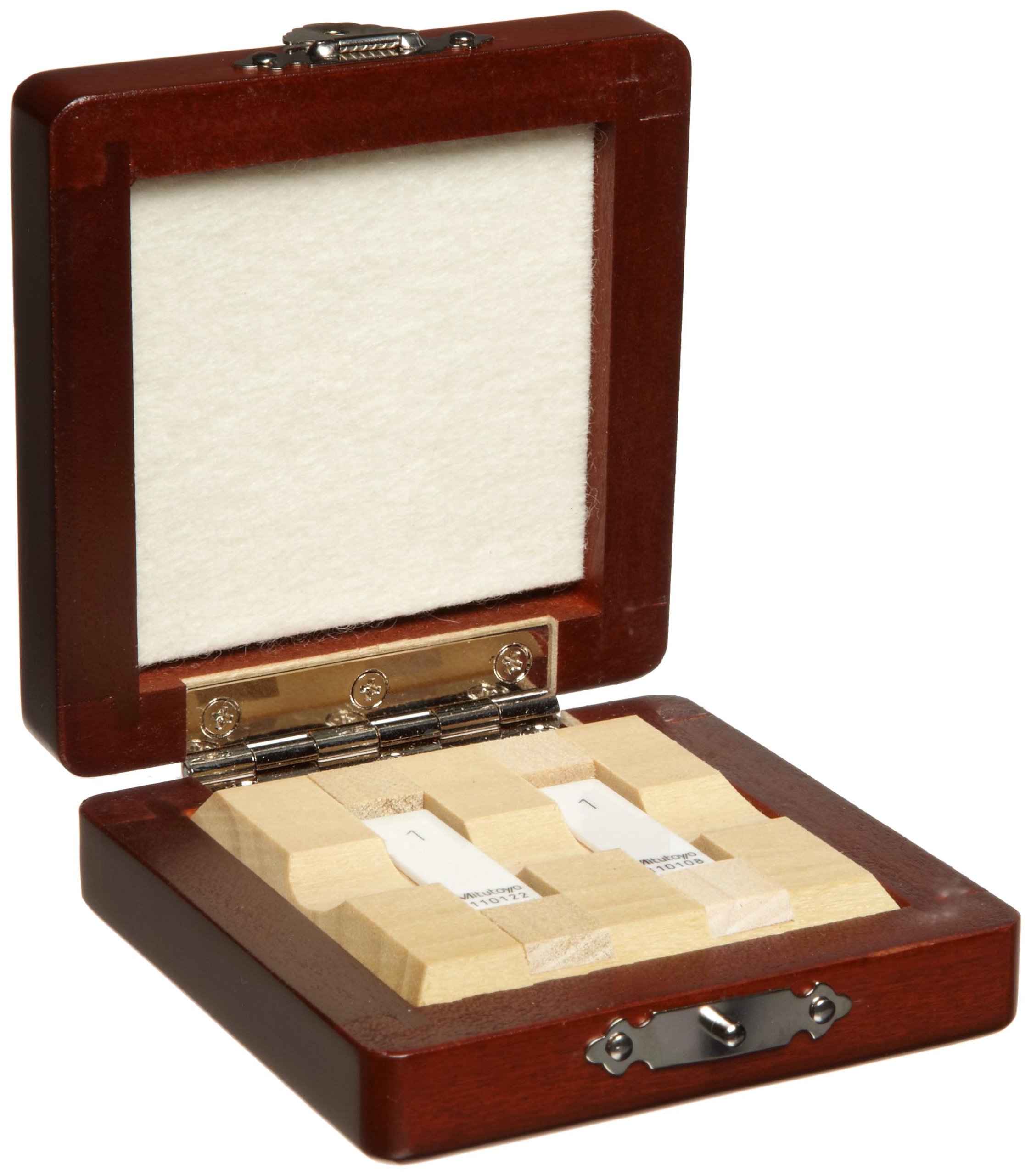 Mitutoyo 516-832-26 ASME Grade 0 Ceramic Wear Gauge Block Set - 1.0mm Length (2 Blocks) - Precision Measurement for Machining, Engineering & Quality Control