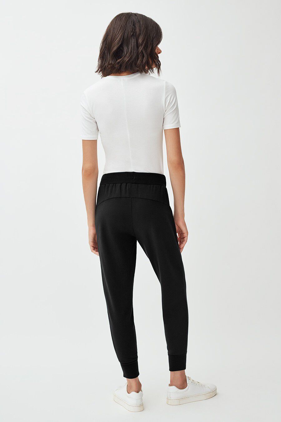 French Terry Tapered Lounge Pants for Women - Soft Comfortable Relaxed Fit Joggers - Perfect for Yoga, Home Wear & Casual Outfits
