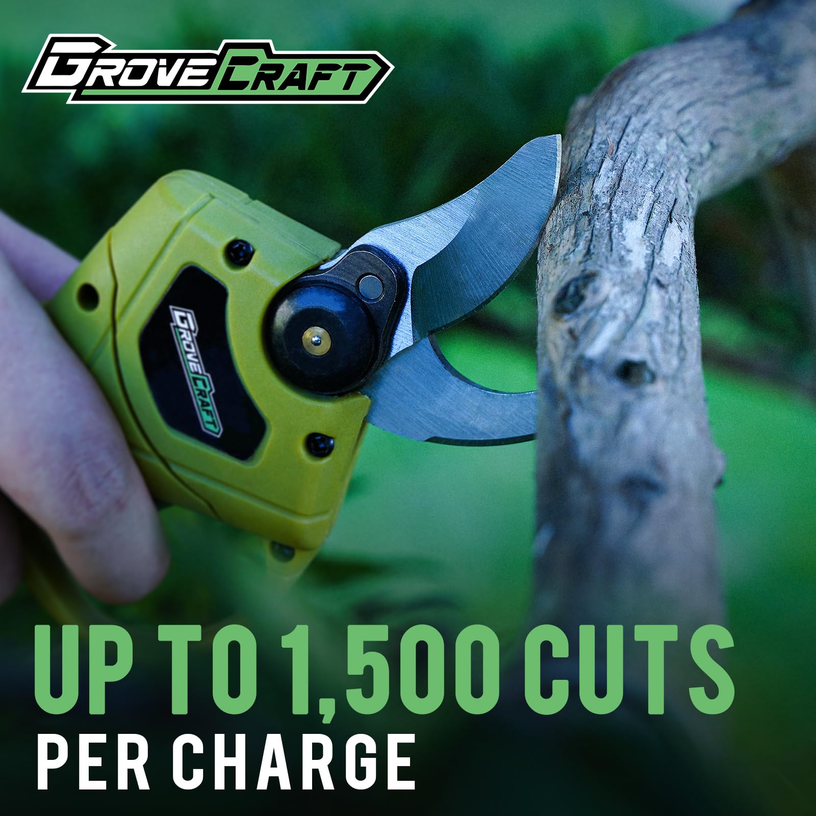 20V 2-in-1 Brushless Cordless Electric Pole Pruning Shear with Battery & Fast Charger - 13ft Reach, 1-Inch Cutting Diameter - Perfect for Tree Trimming, Garden Maintenance & Landscaping