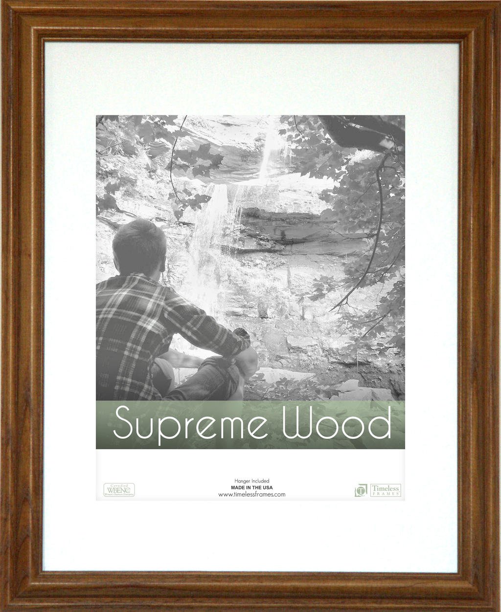 Premium 11x14 Honey Wood Picture Frame - Timeless Frames Supreme for Wall Art, Family Photos & Home Decor