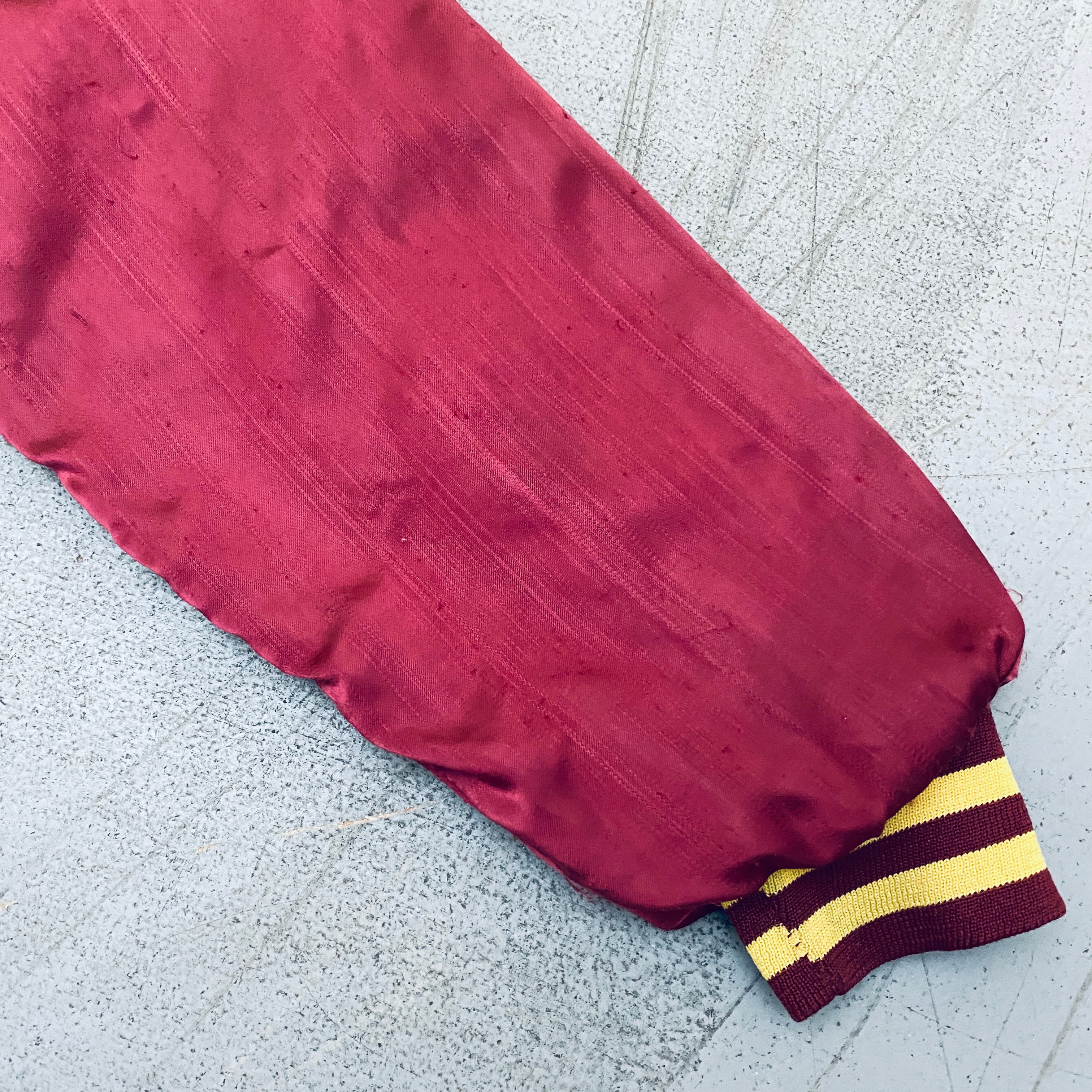 Washington Redskins 1990s Vintage Reverse Spellout Satin Bomber Jacket - Men's Medium - Retro NFL Football Fan Apparel for Game Day & Casual Wear