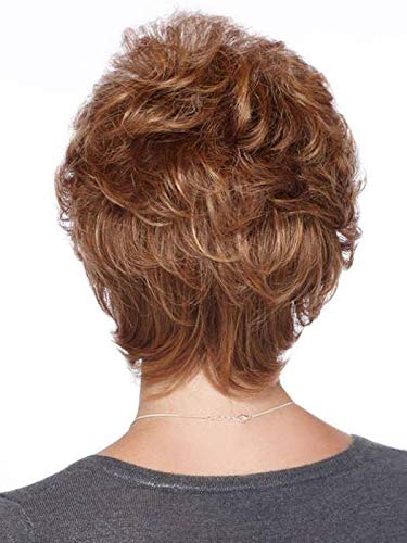 Rebecca Wig by Estetica - 5 Piece Bundle with Christy's Wigs Q&A Booklet, Travel Size Wig Shampoo, Wig Cap & Wide Tooth Comb (Color R30/28/26) | Perfect for Cosplay, Costume Parties & Everyday Wear