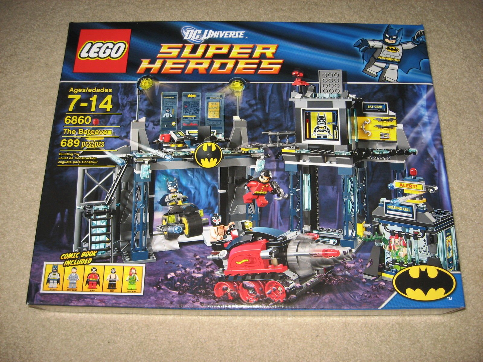LEGO Super Heroes 76035 Jokerland Building Kit - Batman vs The Joker Playset with Minifigures for Creative Play & Collectors | Perfect for Kids' Birthday Gifts & Superhero Fans