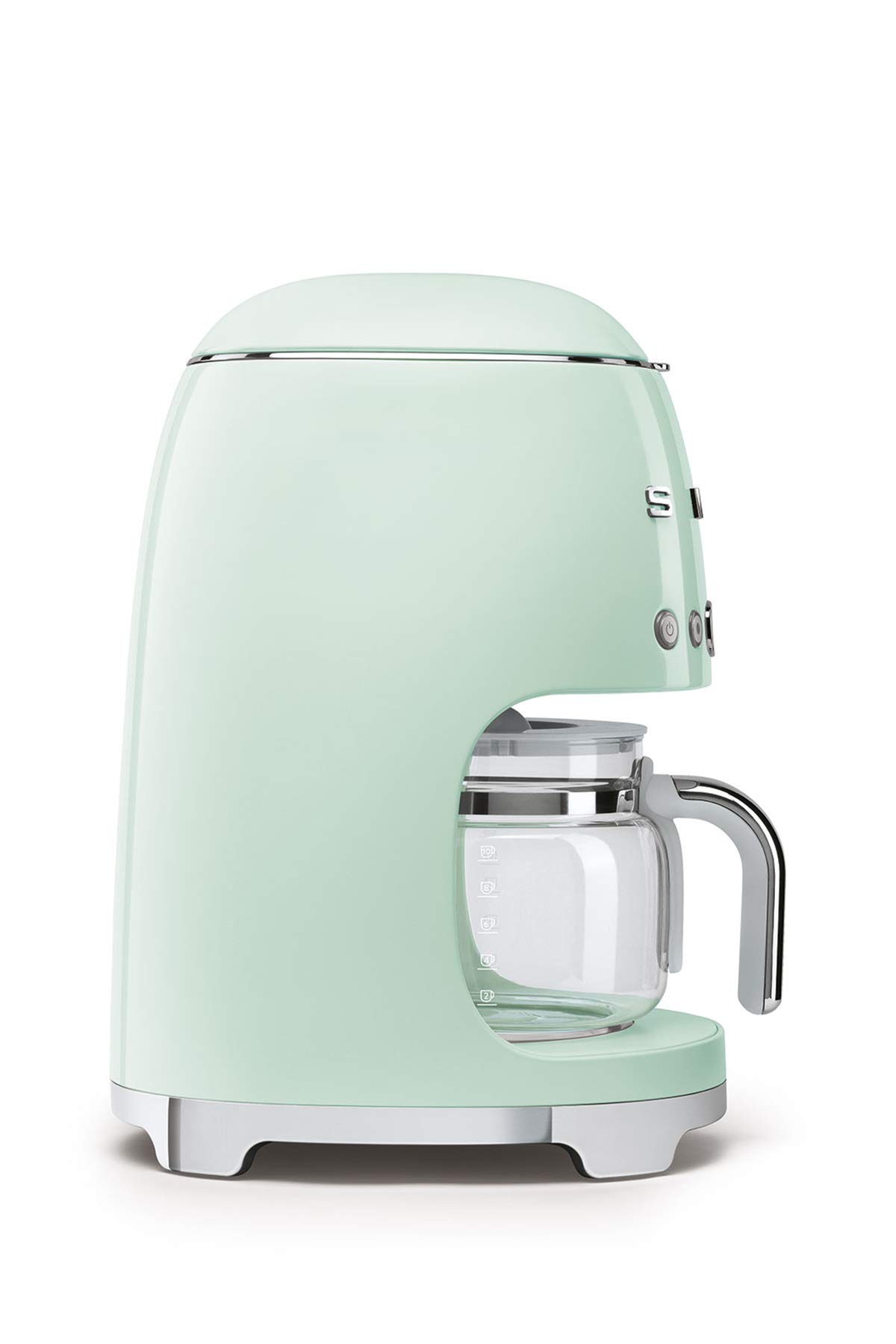 Smeg Retro Style Light Green Filter Coffee Machine - Premium Home & Office Coffee Maker for Espresso & Drip Coffee - Perfect for Kitchen, Office & Gifting