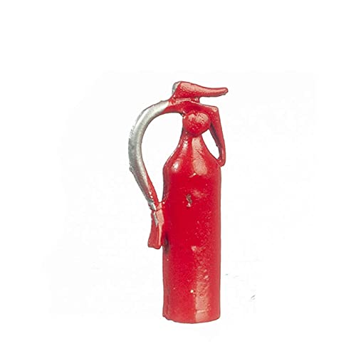 Factory Direct Craft Red Fire Extinguisher Miniature - 1:12 Scale Dollhouse Accessory for Realistic Home Decor & Fire Safety Display