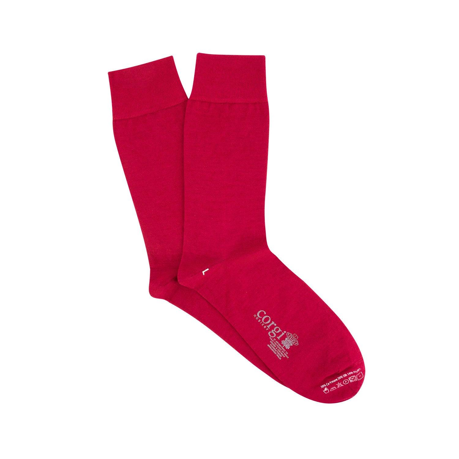 Premium Men's Cashmere Silk Blend Socks - Ultra Soft & Breathable for Winter Comfort - Perfect for Business, Travel & Relaxation at Home