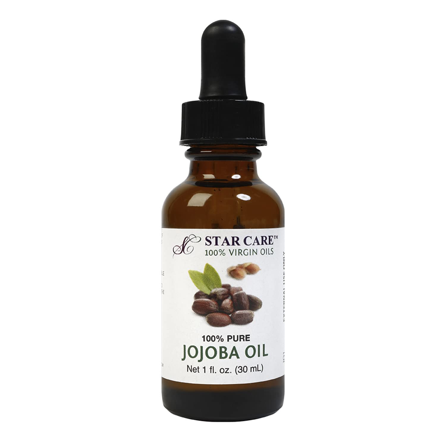 100% Pure Golden Jojoba Oil for Hair, Skin & Face - Natural Moisturizer & Makeup Remover - Cold Pressed Unrefined Organic Carrier Oil for DIY Beauty, Massage & Aromatherapy