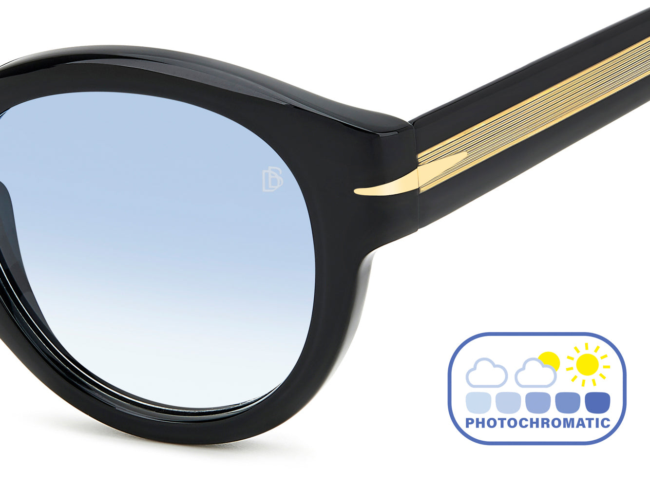 David Beckham DB7110/S Sunglasses - Polarized Aviator Style for Men & Women - UV Protection for Outdoor Sports & Driving