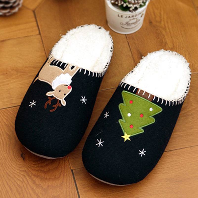 Cozy Holiday Slippers for Women & Men - Fuzzy Warm House Shoes with Non-Slip Sole - Perfect Christmas Gifts for Family & Friends - Ideal for Winter Indoor Comfort & Relaxation