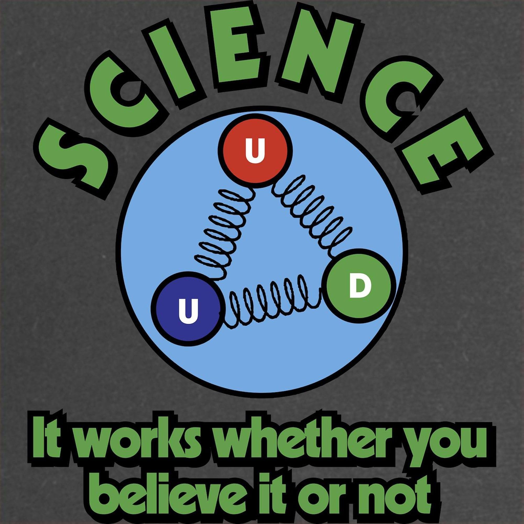 Science It Works Whether You Believe It Maternity T-Shirt - Women's Dark Ruched Side Tee for Pregnancy Comfort | Perfect for Casual Wear, Maternity Photos & Everyday Outfits
