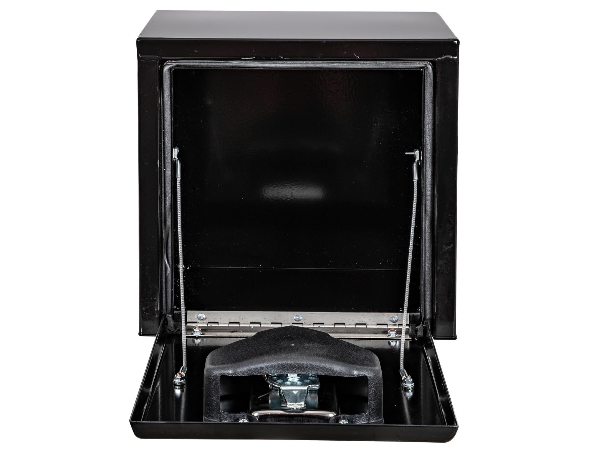 Buyers Products 1703310 Black Steel Underbody Truck Tool Box with Lockable T-Handle Latch - 15x10x15 Inch - Made in USA - Durable Pickup Truck Storage for Tools & Equipment - Perfect for Off-Roading, Construction & Work Sites