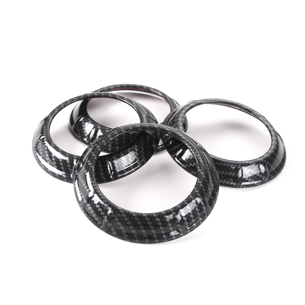 Carbon Fiber Air Condition Decoration Interior Trim Kit for Jeep Wrangler JK & JKU (2011-2017) | Premium AC Vent Accessories for Off-Road & Daily Driving
