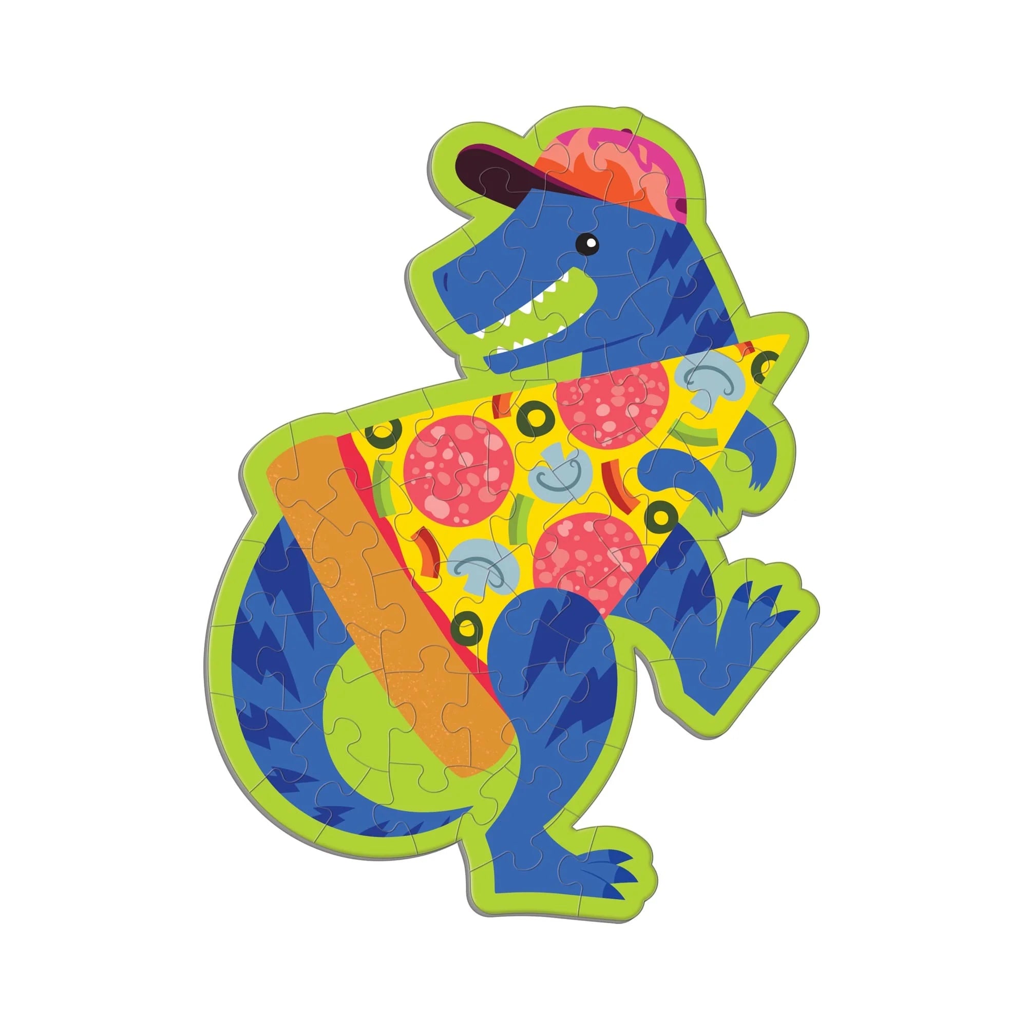 Pizzasaurus 48 Piece Dinosaur Pizza Cutter Set - Fun Kitchen Gadgets for Kids, Dino Lovers & Pizza Parties | Perfect for Birthday Gifts, Family Cooking & Themed Events