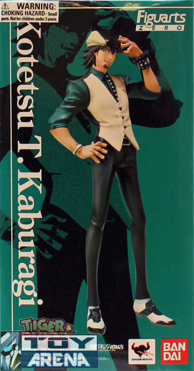 Figuarts Zero Kaburagi T. Kotetsu Tiger & Bunny Anime Action Figure - Perfect for Collectors & Anime Fans Display