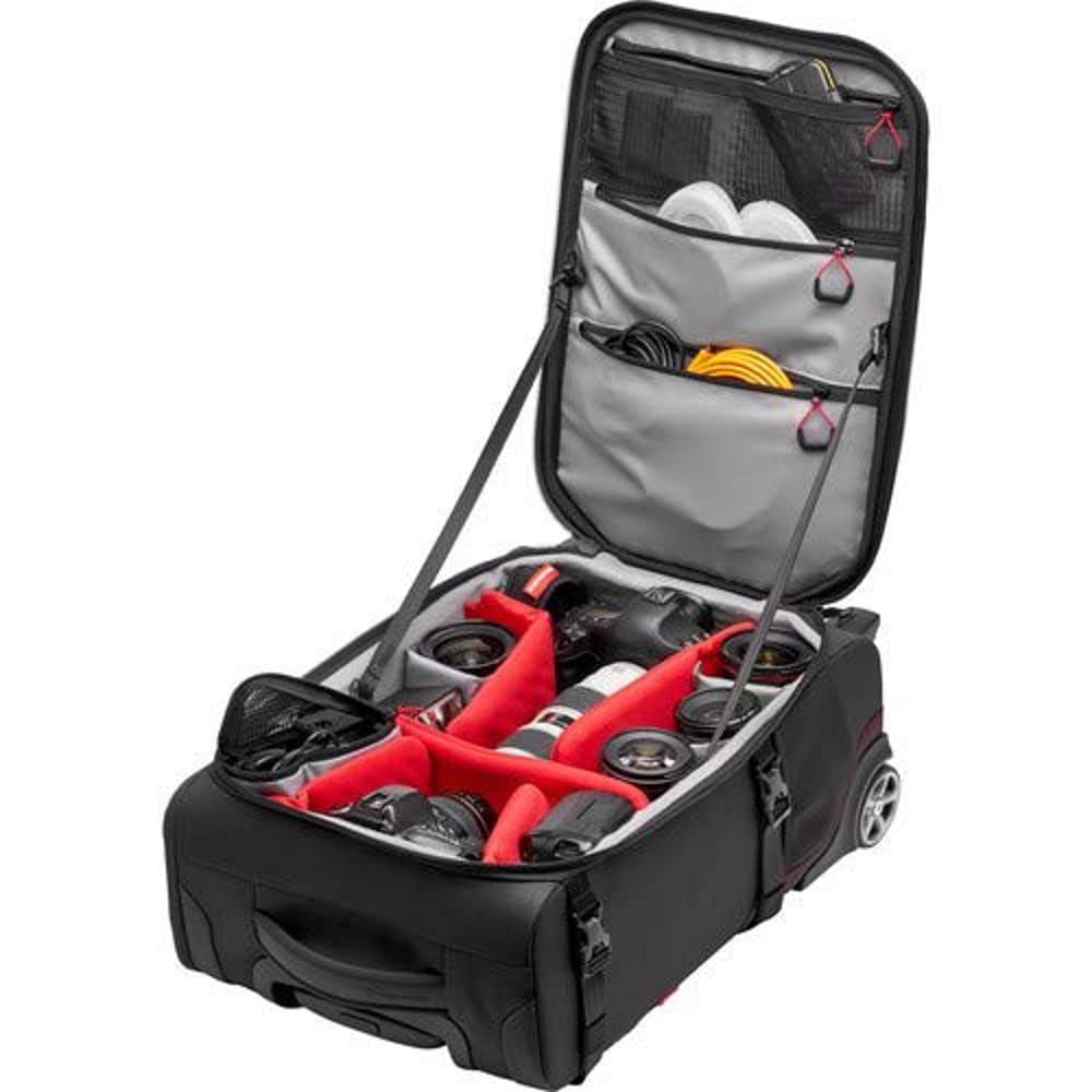 Manfrotto Reloader Air-55 Pro DSLR Camera Rolling Case - Waterproof Professional Camera Bag for DSLR, Mirrorless & Video Cameras, Holds 2 Bodies with Lenses + 17